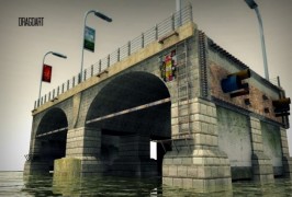 Puente modelo 3d