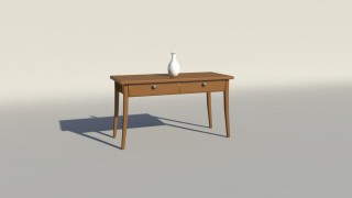 表与花瓶 3d model