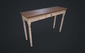 Console table 3d model