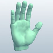 mano v1 modelo 3d