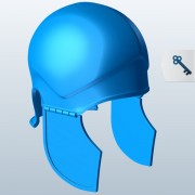 Casco attico v1 3d model