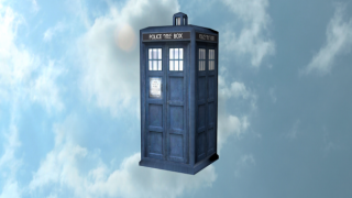 Cabine téléphonique de police Tardis 3d model