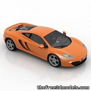 McLaren MP4-12C 3d model