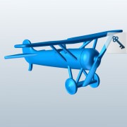 Parasol Monoplane v1 3d model