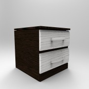 Houten nachtkastje 3d model