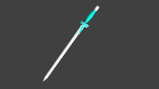 rapier zwaard 3d model