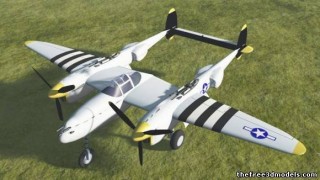 P38J 3d model