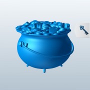 Pot of Gold v1 3d model