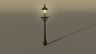 Lamppost 3 3d model