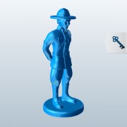 Canadian Royal Mounted Police v1  3d model