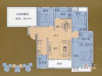 金域蓝郡3室2厅2卫119㎡户型图