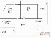 蒙城北路北苑小区3室1厅2卫95㎡户型图