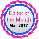 Editor of the Month - Mar 2017