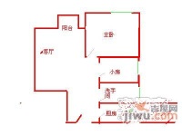 滨海之窗3室2厅1卫109㎡户型图