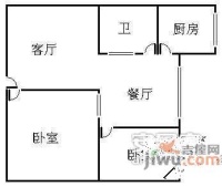 滨海之窗2室2厅1卫86㎡户型图