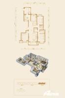 建投熙湖4室2厅2卫168㎡户型图