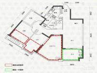 名邦西城国际4室2厅1卫98㎡户型图