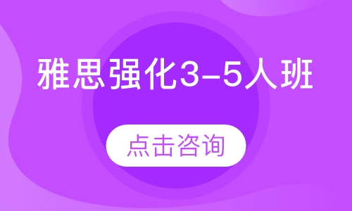 雅思强化3-5人班