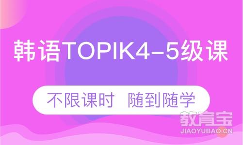 韩语topik4-5级课程