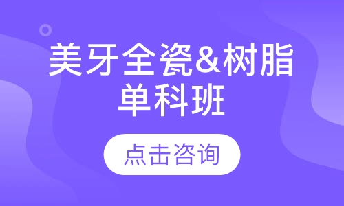 美牙全瓷&树脂单科班