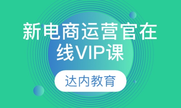 合肥达内·新电商运营官在线VIP课程