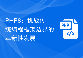 PHP8: an innovative development that challenges the boundaries of traditional programming frameworks