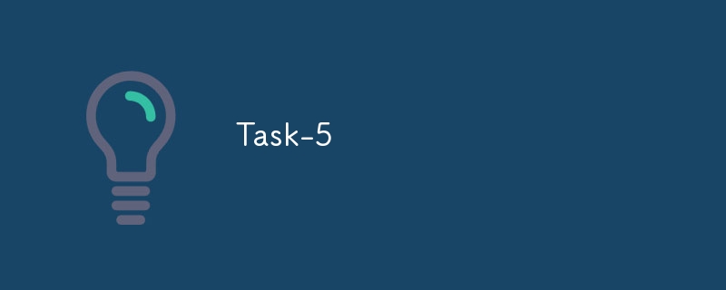 Task-5