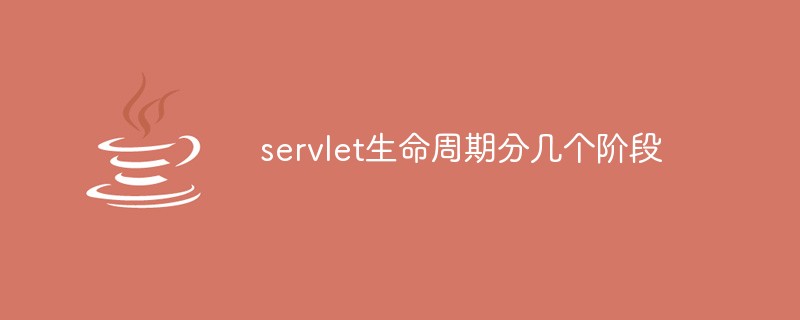 The servlet life cycle is divided into several stages