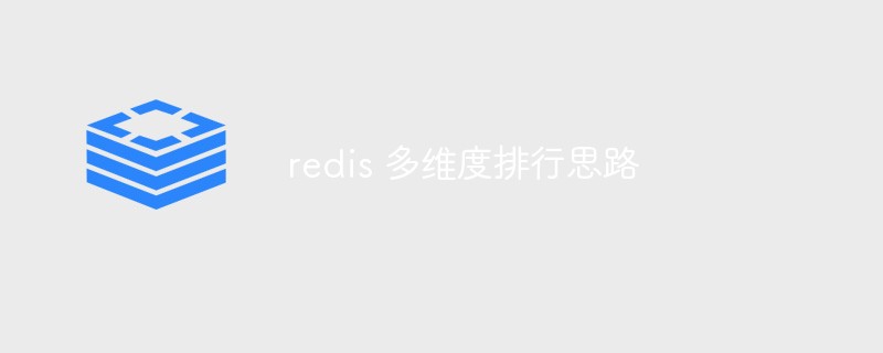 Share redis multi-dimensional ranking ideas