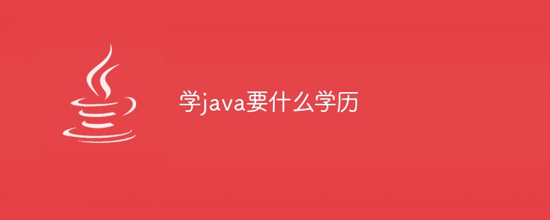 What academic qualifications are needed to learn Java?