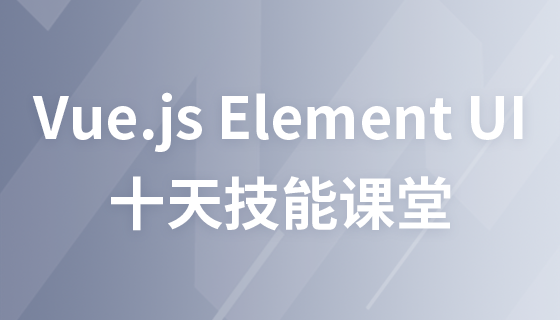 Vue.js Element UI---Ten-day skills class