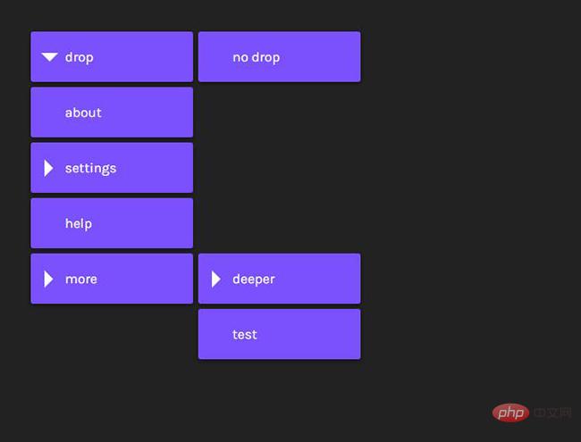 jQuery fade in and out multi-level drop-down animated menu