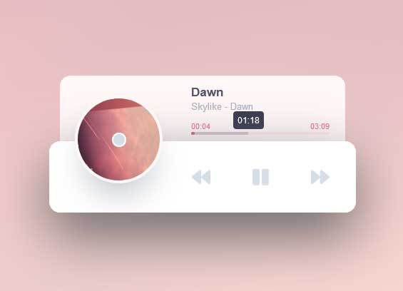 HTML5-Audiowiedergabecode für kleine Musikplayer