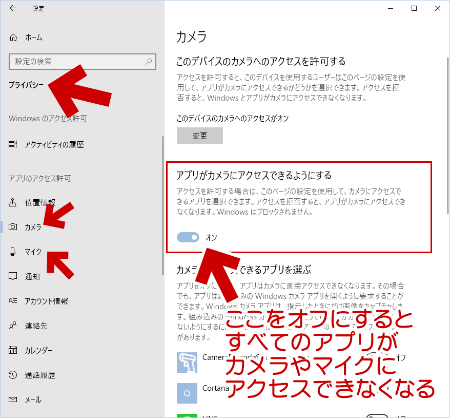 デスクトップアプリの場合