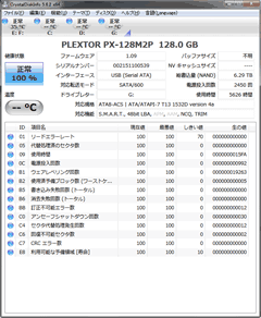 SSDドライブの状況
