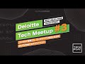 Deloitte Tech Meetup ＃3 -コンサルが提案する、 データドリブン時代に生きるSE,PMの新たなキャリアプラン