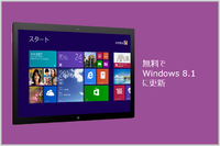 Windows 8.1でないWindows 8 のサポートが本日で終了