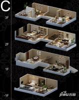 南韵家园4室3厅4卫230㎡户型图