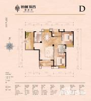 原树提香2室2厅1卫110.8㎡户型图