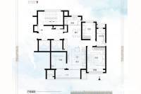 蓝城沁园3室2厅1卫110㎡户型图