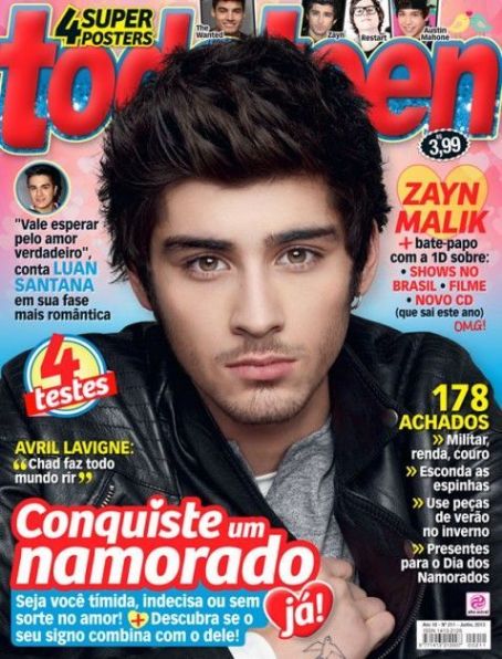 Zayn Malik - Toda Teen Magazine Cover [Brazil] (June 2013)