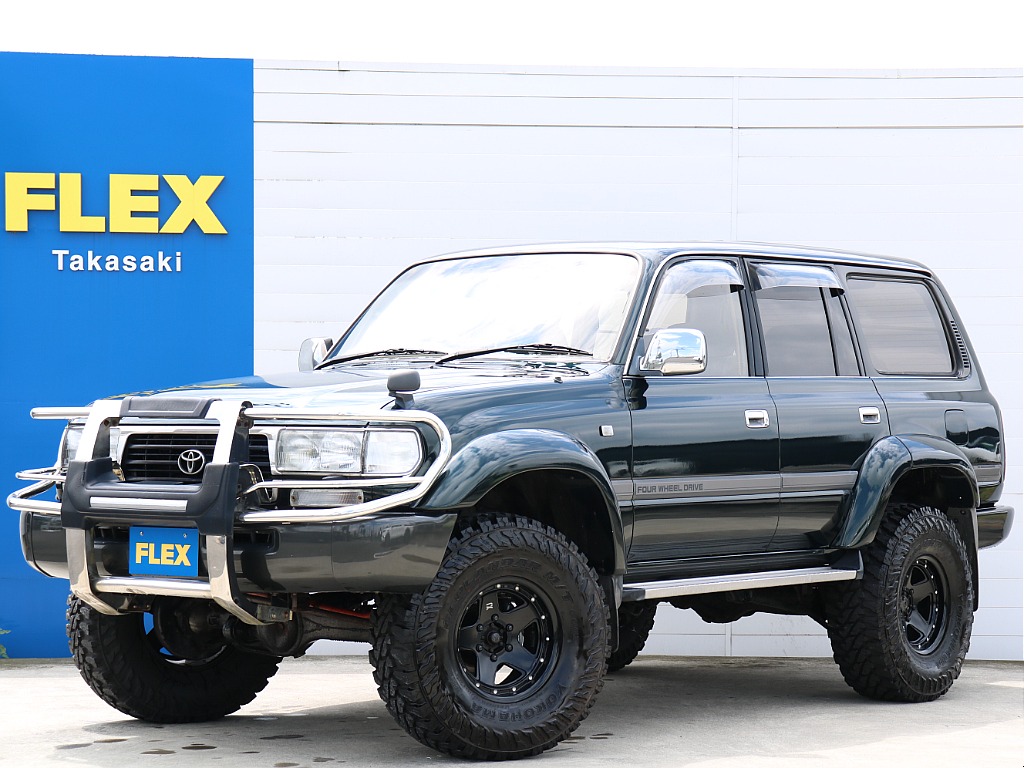 トヨタ ランドクルーザー80 バン4.2ディーゼルターボ VX 4WD 純正カラー 群馬県