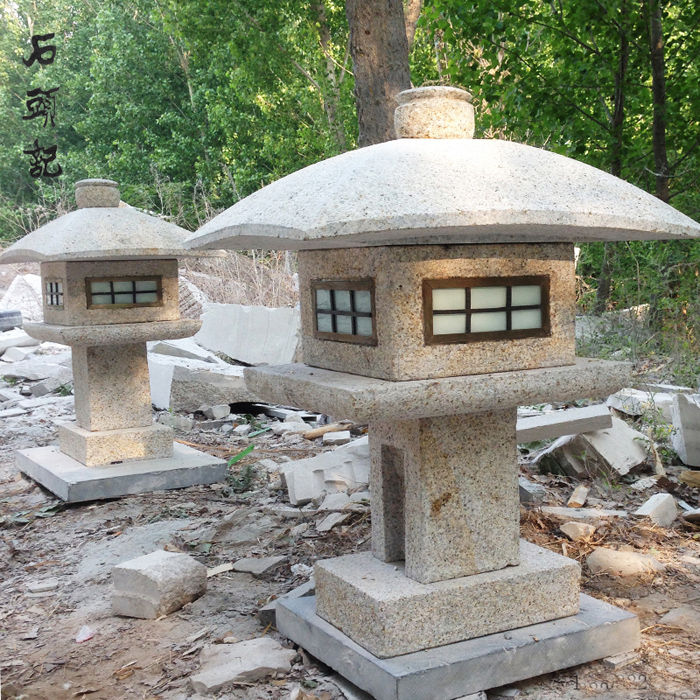 仿古石灯_古建庭院 _日式石灯-雕刻厂_石头雕刻灯_石造灯--河北石头记雕塑有限公司