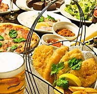 【パーティコース4500円～】お料理全9品＋2時間飲み放題