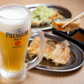 ビール×餃子＝幸せ★ビールと出来立ての餃子を楽しむ！！さくっと立ち寄れる嬉しい好立地！