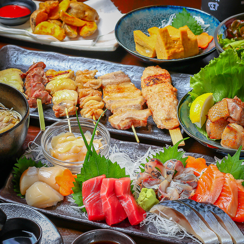 南平岸駅徒歩1分の串焼き居酒屋！焼肉屋が作る本気の串焼きはボリューム満点！！