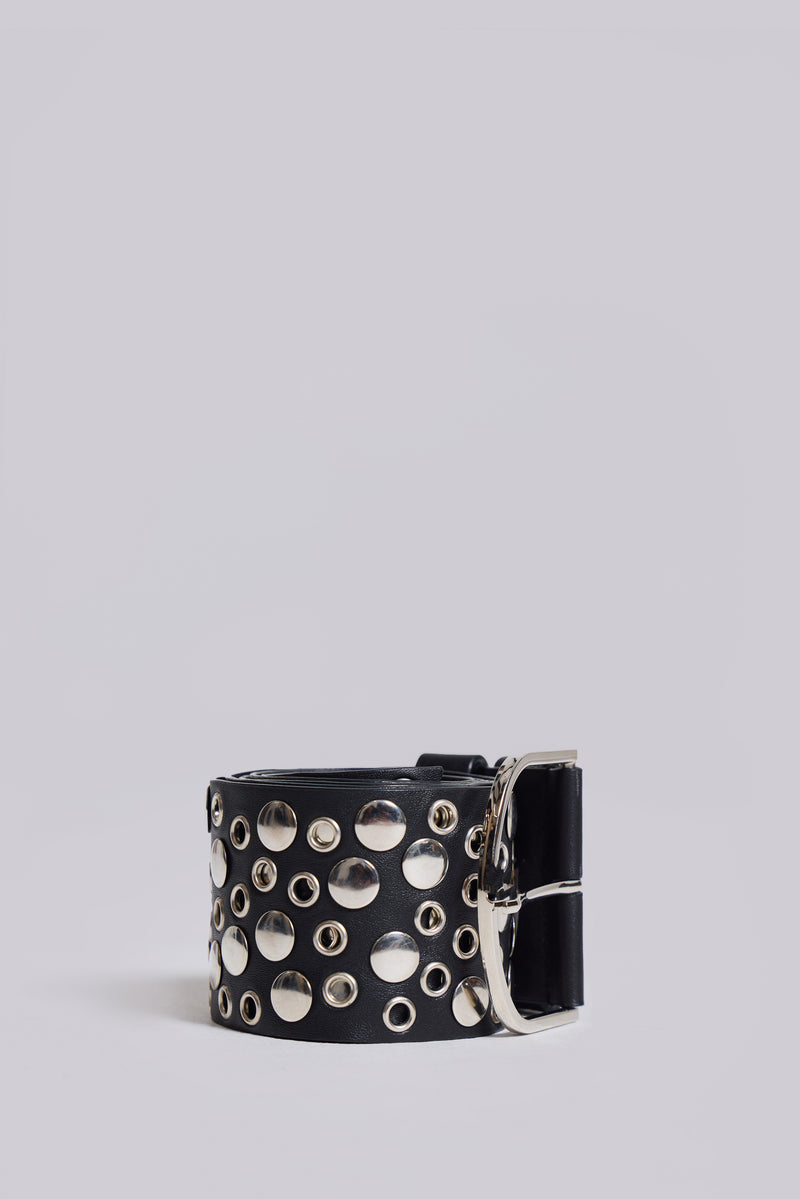 Osmium Studded Belt In Black