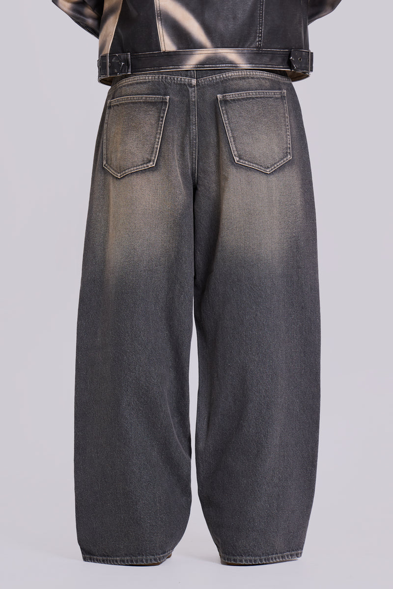 Grey Washed XL Colossus Jeans