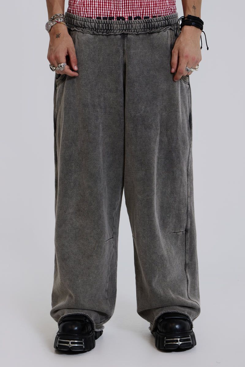 Chrome Wash Baggy Monster Joggers