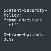 Jak umožnit načítání stránky v rámu pomocí frame-ancestors